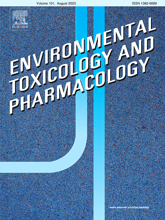 Go to journal home page - Environmental Toxicology and Pharmacology